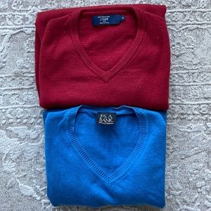 J. Crew and Jos. A. Bank V-Neck Sweater Bundle